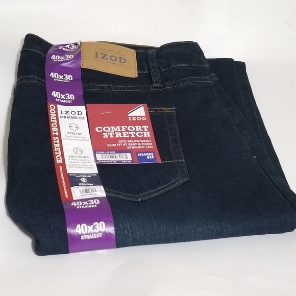 Izod men's boot cut jeans - Picture 6 of 8